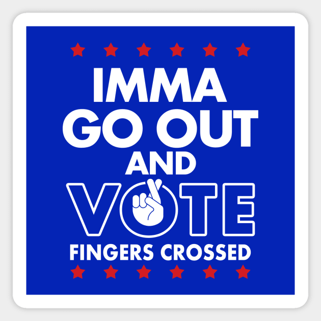 Presidential Election 2024 Vote Register and Vote Democrat Republican Independent Political Meme Sticker by Originals By Boggs